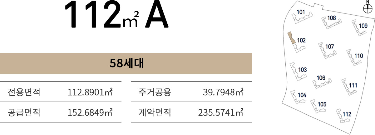112 타입 정보 (예시)